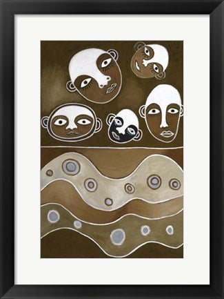 Framed Art Untitled II by Ephrem Kouakou | 19 x 13