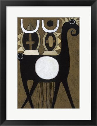 Framed Art Untitled III by Ephrem Kouakou | 19 x 13