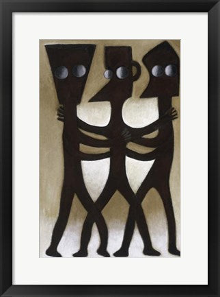 Framed Art Untitled IV by Ephrem Kouakou | 19 x 13