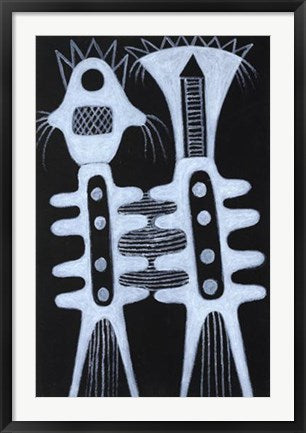 Framed Art Untitled VI by Ephrem Kouakou | 36 x 24