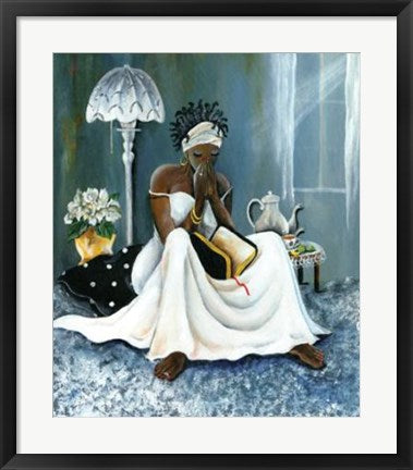 Framed Art My Cup Runneth Over by Annie Lee | 26 x 21