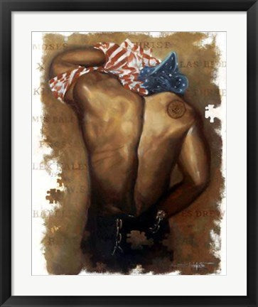 Framed Art Unknown Soldier (Male) by Edwin Lester | 26 x 22
