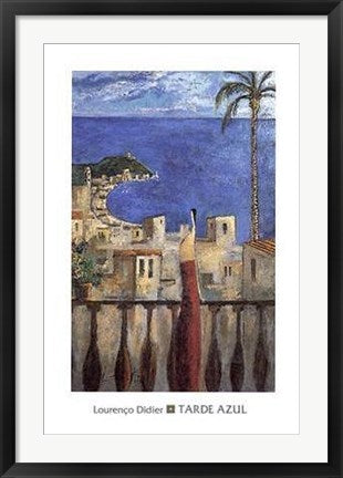 Framed Art Tarde Azul by Didier Lourenco | 31 x 21