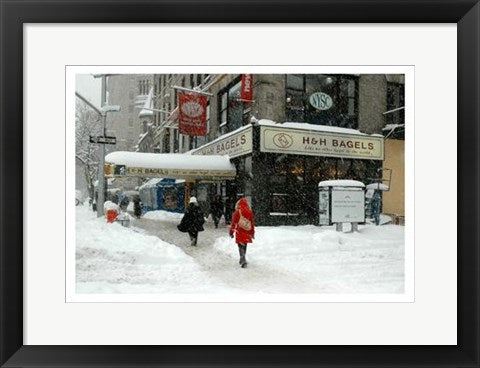 Framed Art H & H Bagels by Igor Maloratsky | 13 x 19
