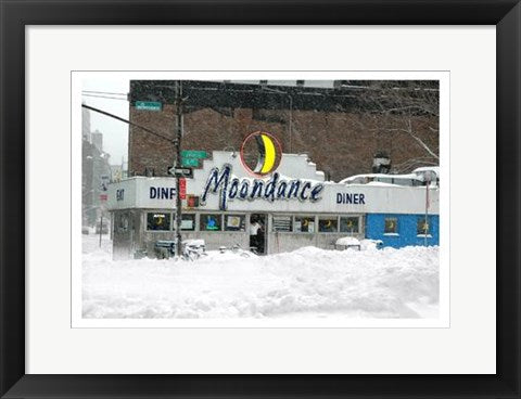 Framed Art Moondance Diner by Igor Maloratsky | 13 x 19