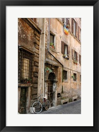 Framed Art Bicycle and Flag by Igor Maloratsky | 19 x 13