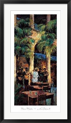 Framed Art Son Cubano II by Noemi Martin | 34 x 17