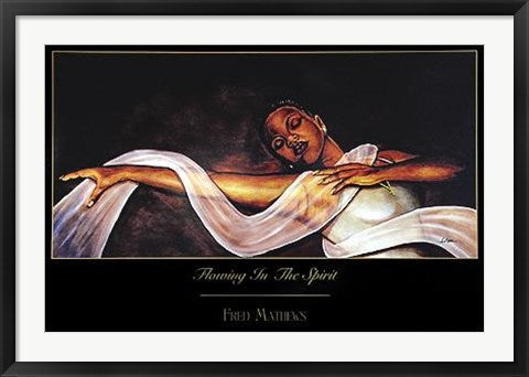 Framed Art Flowing in the Spirit by Fred Mathews | 24 x 36