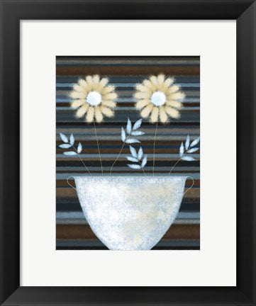 Framed Art Two Golden Daisies by Jo Parry | 11 3/4 x 9 1/2