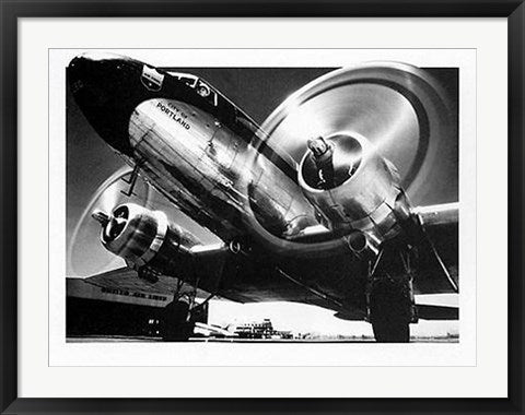 Framed Art City of Portland Plane by Archive Photos | 23 1/2 x 31 1/2