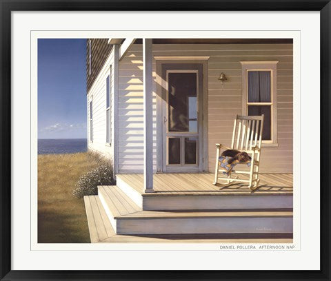 Framed Art Afternoon Nap by Daniel Pollera | 26 x 32