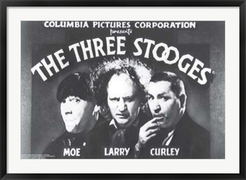 Framed Art The Three Stooges: Opening Credits 24 x 36