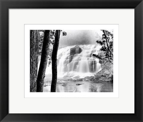 Framed Art Waterfall Lake 11 x 14