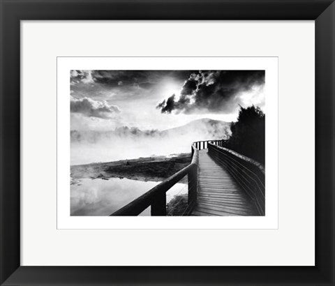 Framed Art Walkway Over the Lake 11 x 14