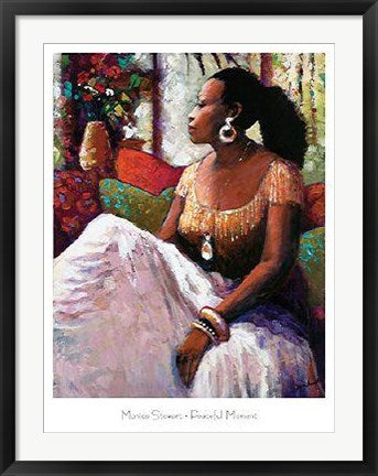 Framed Art Peaceful Moment by Monica Stewart | 32 x 24