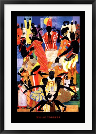 Framed Art Culture Center by Willie Torbert | 36 x 24