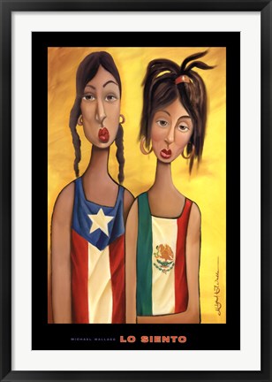 Framed Art Lo Siento by Michael Wallace | 36 x 24