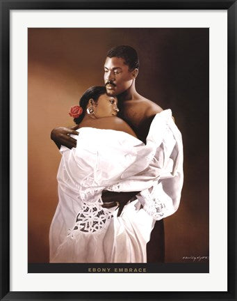Framed Art Ebony Embrace by Edward Clay Wright | 32 x 24