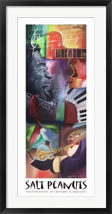 Framed Art Salt Peanuts by Michael Wallace | 40 x 16