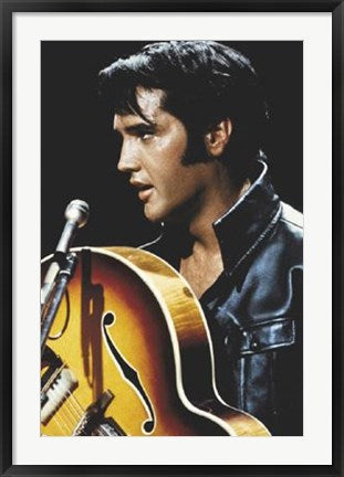 Framed Art Elvis: King of Rock & Roll 36 x 24
