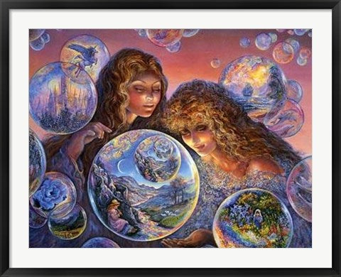 Framed Art Bubble World by Josephine Wall | 24 x 36