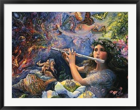 Framed Art Enchanted Flute by Josephine Wall | 24 x 36