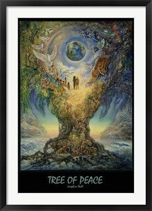 Framed Art Tree of Peace by Josephine Wall | 36 x 24