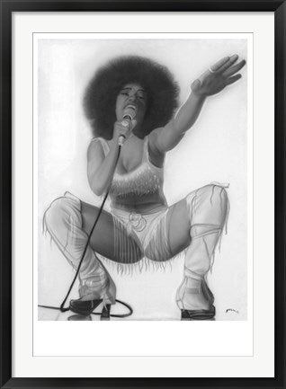 Framed Art Soul Sister II: The Singer by Steven Reed | 34 x 24