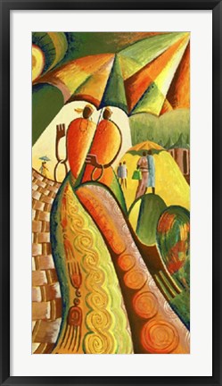 Framed Art Friendship is Two by Okaybabs | 34 1/2 x 18 1/2