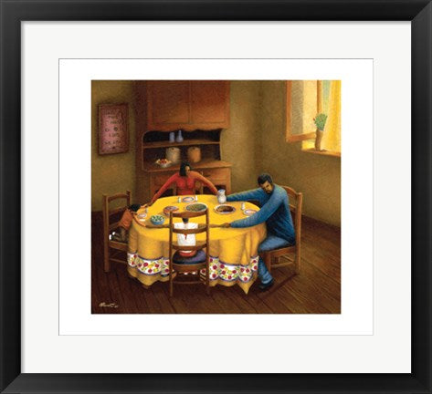 Framed Art Giving Thanks by Answerd Stewart | 17 x 19 1/4