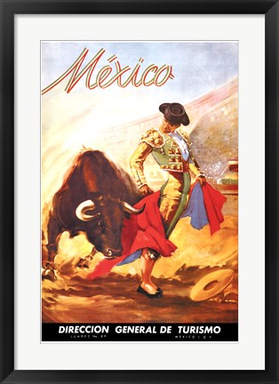 Framed Art Matador I 27 x 18