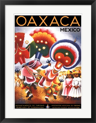 Framed Art Oaxaca, Mexico 24 3/4 x 18