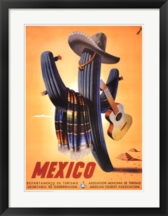 Framed Art Senor Cactus 24 7/8 x 18
