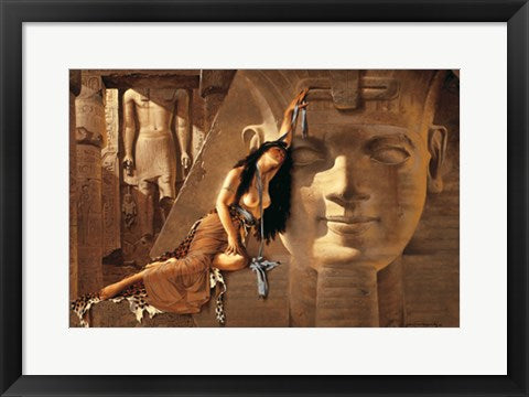 Framed Art Aida by Maher Morcos | 14 3/8 x 20 1/4