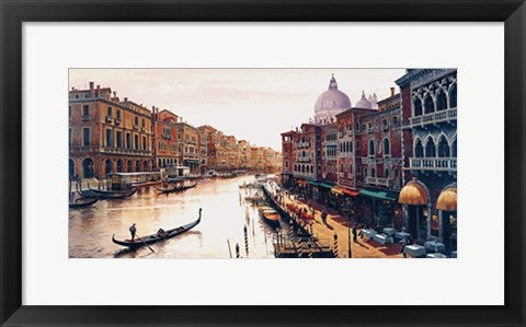Framed Art Grand Canal, Venice by Maher Morcos | 10 1/4 x 20 3/8