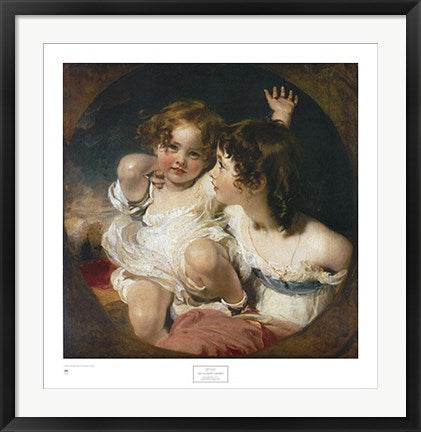 Framed Art The Calmady Children, 1823 by Sir Thomas Lawrence | 29 x 28