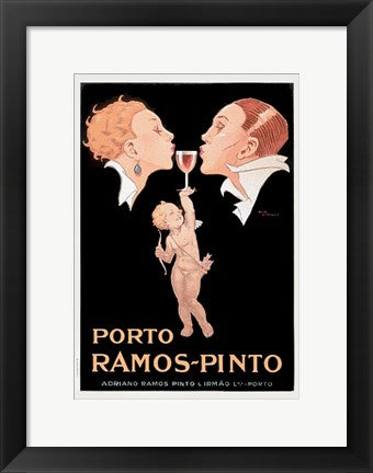Framed Art Porto Ramos (mini) by Rene Vincent | 14 x 11
