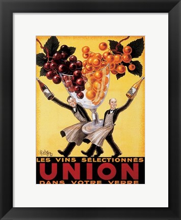 Framed Art Union (mini) by Robys - Robert Wolff | 14 x 11