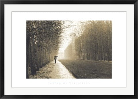 Framed Art Jardin de Versailles 24 x 36