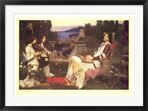 Framed Art Saint Cecilia by John William Waterhouse | 24 x 32