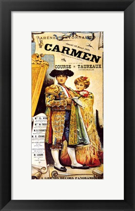 Framed Art Carmen 20 1/4 x 8 3/8