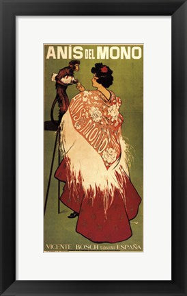 Framed Art Anis del Mono 20 1/4 x 8 3/8