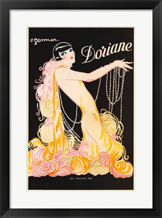 Framed Art Doriane by Charles Gesmar | 20 1/2 x 14 1/2