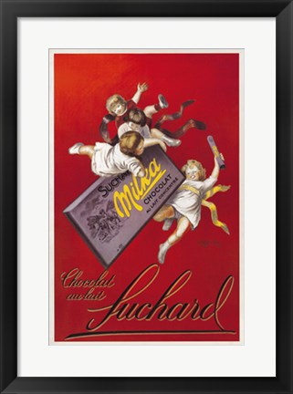 Framed Art Chocolate au Lait Suchard by Leonetto Cappiello | 20 1/2 x 14 1/2 A...