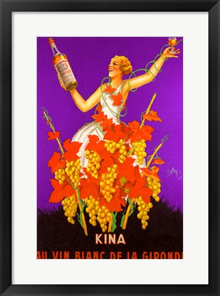Framed Art Kina by Robys - Robert Wolff | 20 1/2 x 14 1/2