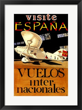 Framed Art Visite Espana 20 3/8 x 14