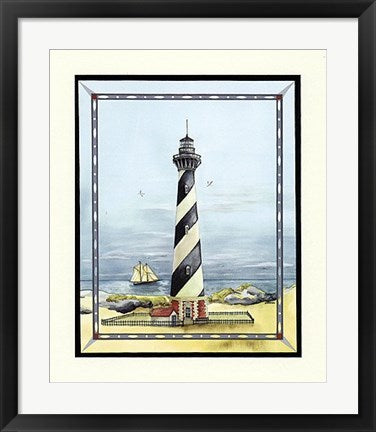 Framed Art Cape Hatteras Light by Wendy Wegner | 24 x 20