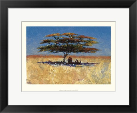 Framed Art Shaded By An African Tree by Jonathan Sanders | 11.8 x 15.7
