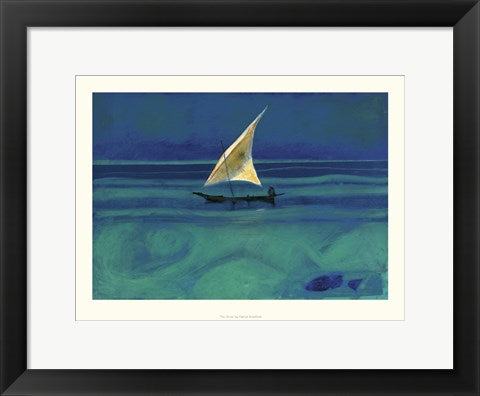 Framed Art The Dhow by Patrick Bradfield | 11.8 x 15.7