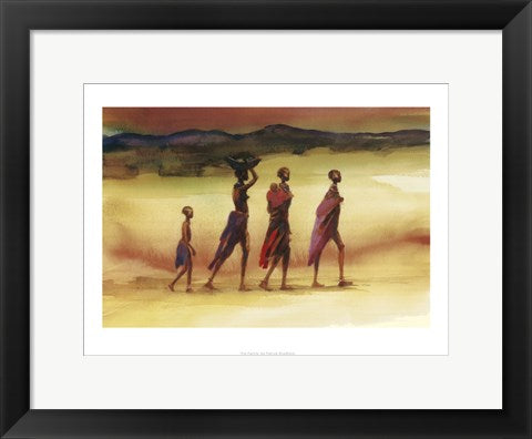 Framed Art The Family by Patrick Bradfield | 11.8 x 15.7